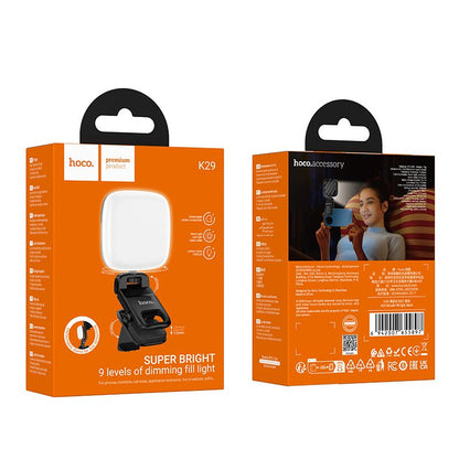 Selfie Light HOCO K29, Universal, Negru