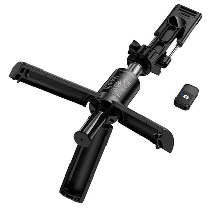 Selfie Stick Bluetooth Borofone BY14 Graceful, 4.5inch - 7inch, Negru
