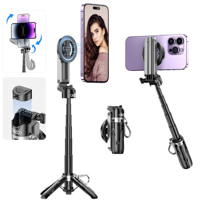 Selfie Stick Bluetooth XO Design SS22, Universal, Negru