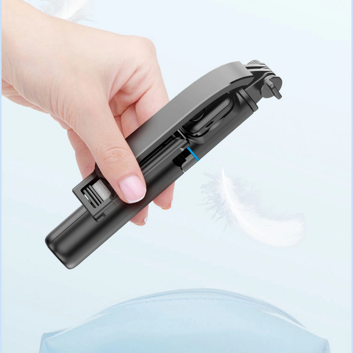 Selfie Stick Bluetooth Dudao F18S 4in1, Universal, Negru