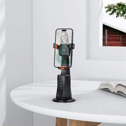 Suport HOCO K26 Face Tracking 360, Universal, Negru