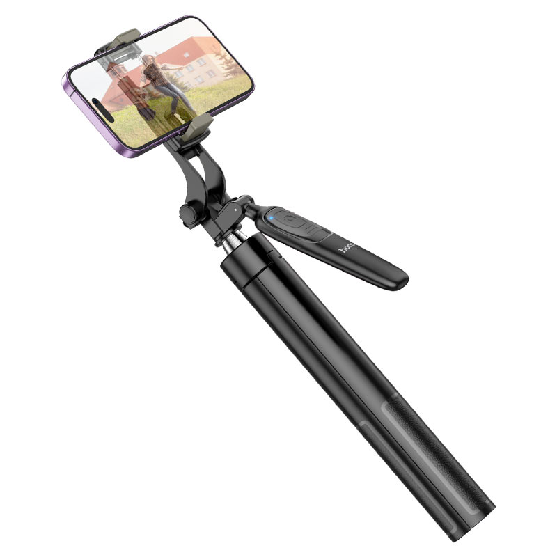 Selfie Stick Bluetooth HOCO K19 Soul Live Broadcast, Universal, Negru