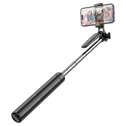 Selfie Stick Bluetooth HOCO K19 Soul Live Broadcast, Universal, Negru