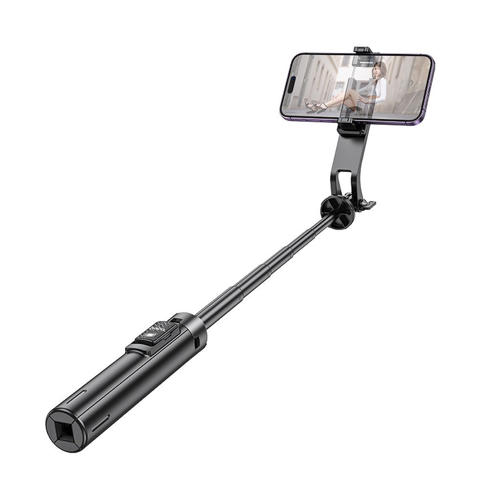 Selfie Stick Bluetooth HOCO K21, Universal, Negru