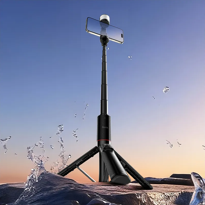 Selfie Stick Bluetooth HOCO K34, 4.5inch - 7inch, Negru