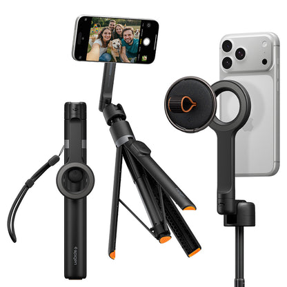 Selfie Stick Bluetooth Spigen S582W, Universal, Negru AMP11372