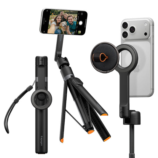 Selfie Stick Bluetooth Spigen S582W, Universal, Negru AMP11372
