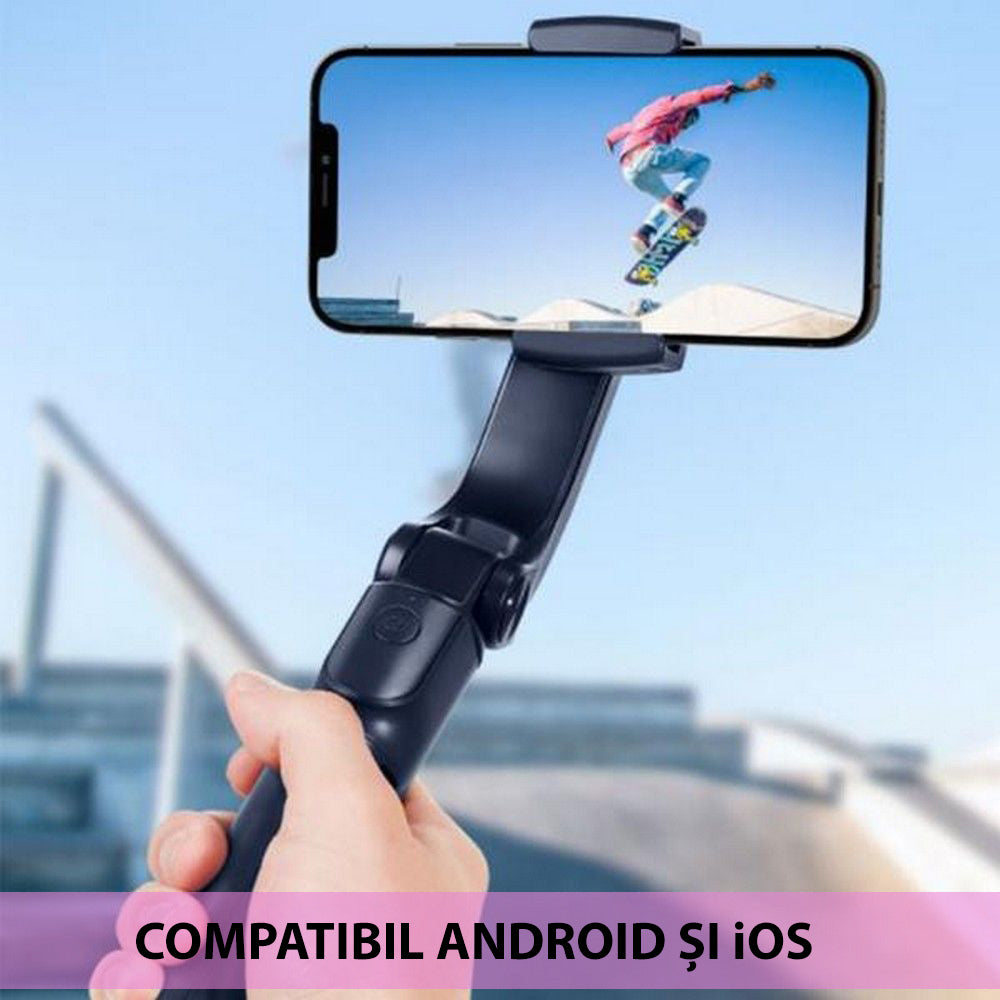 Gimbal Stabilizator Spigen S610W Gimbal, Universal, Negru