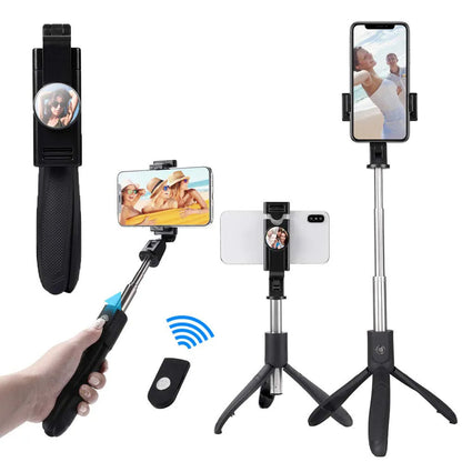 Selfie Stick Bluetooth Techsuit K06, Universal, Negru