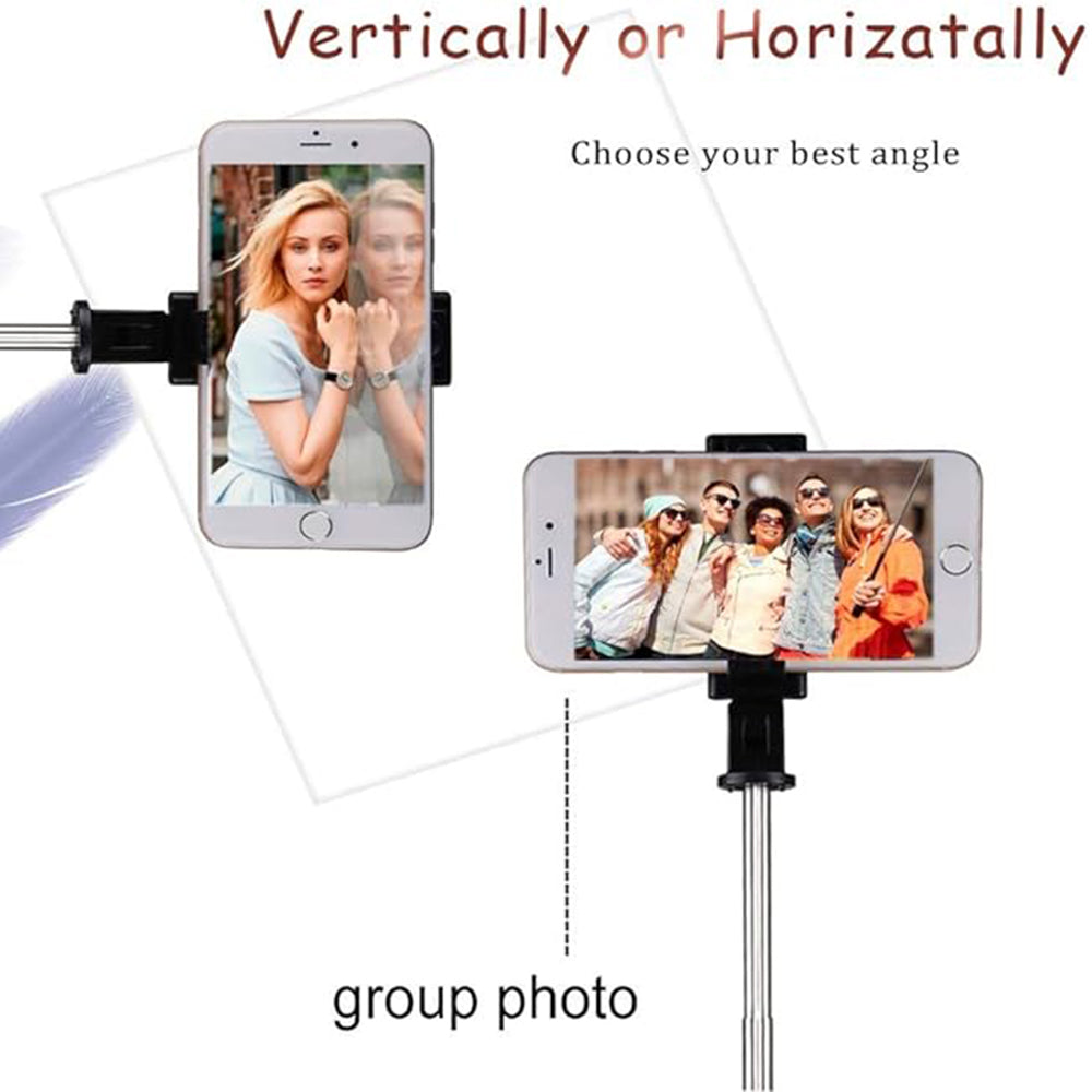 Selfie Stick Bluetooth Techsuit K07, Universal, Negru