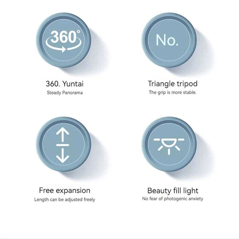 Selfie Stick Bluetooth Techsuit K28, Universal, Negru