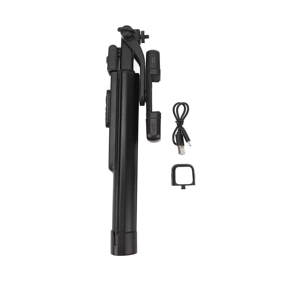 Selfie Stick Bluetooth Techsuit K30S, Universal, Negru
