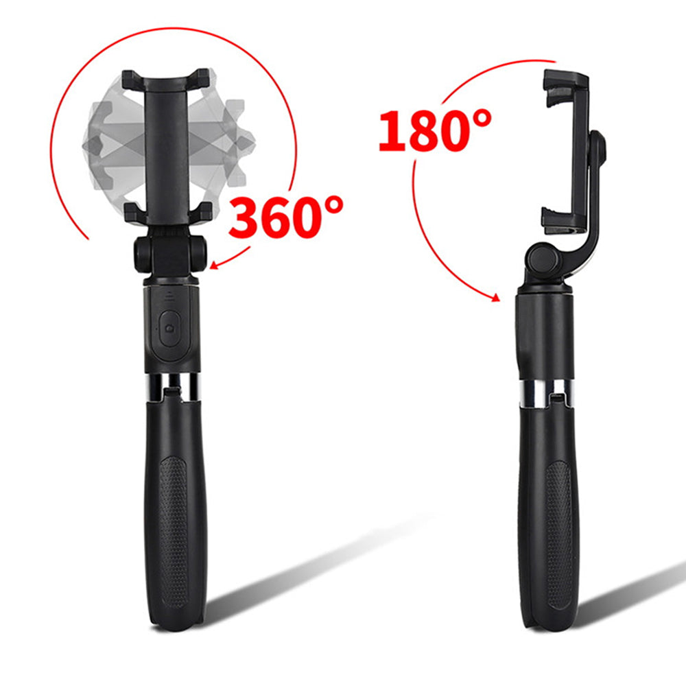 Selfie Stick Bluetooth Techsuit L01s, Universal, Negru