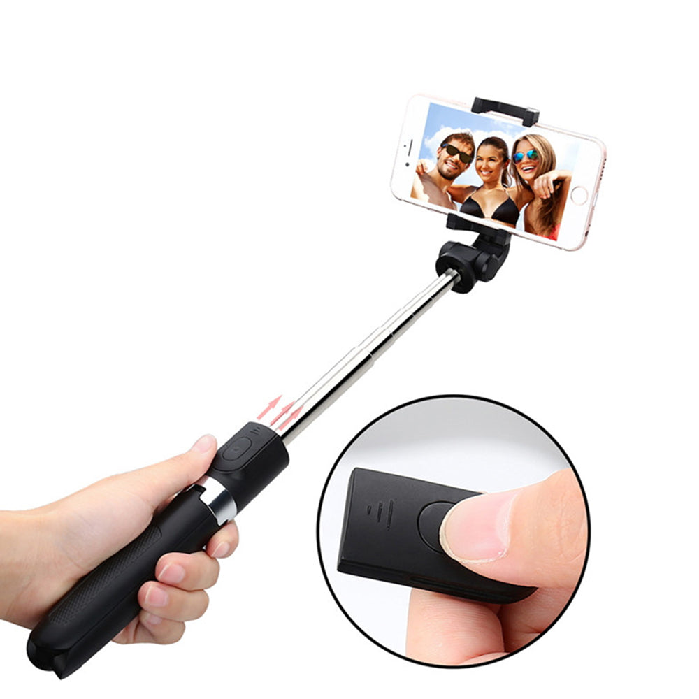 Selfie Stick Bluetooth Techsuit L01s, Universal, Negru