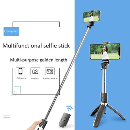 Selfie Stick Bluetooth Techsuit L02, Universal, Negru