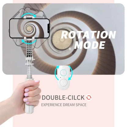 Selfie Stick Bluetooth Techsuit L08Mini, Universal, Negru