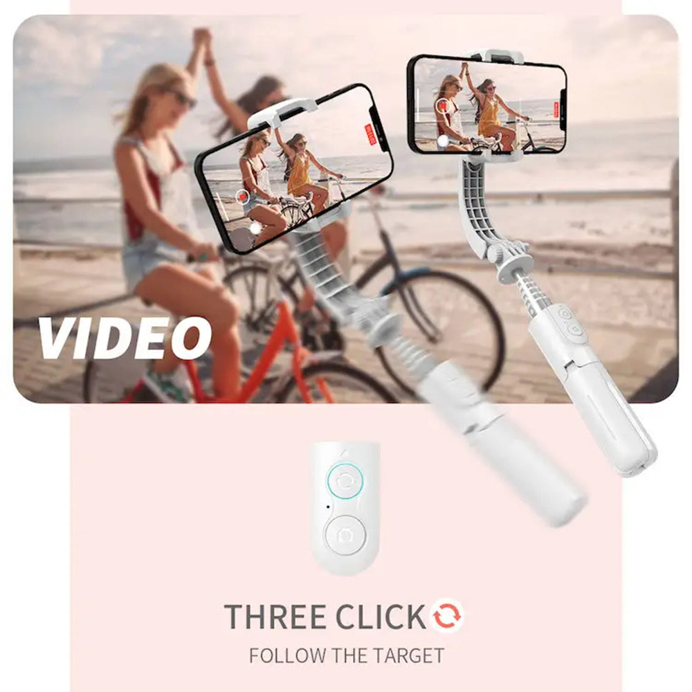 Selfie Stick Bluetooth Techsuit L08Mini, Universal, Negru