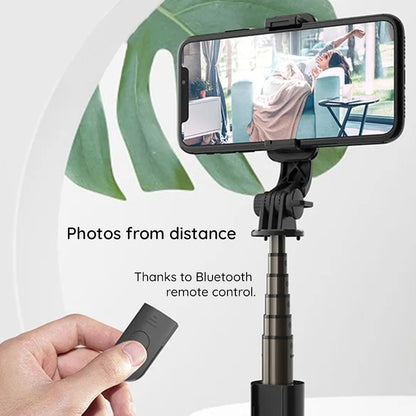 Selfie Stick Bluetooth Techsuit L10, Universal, Negru