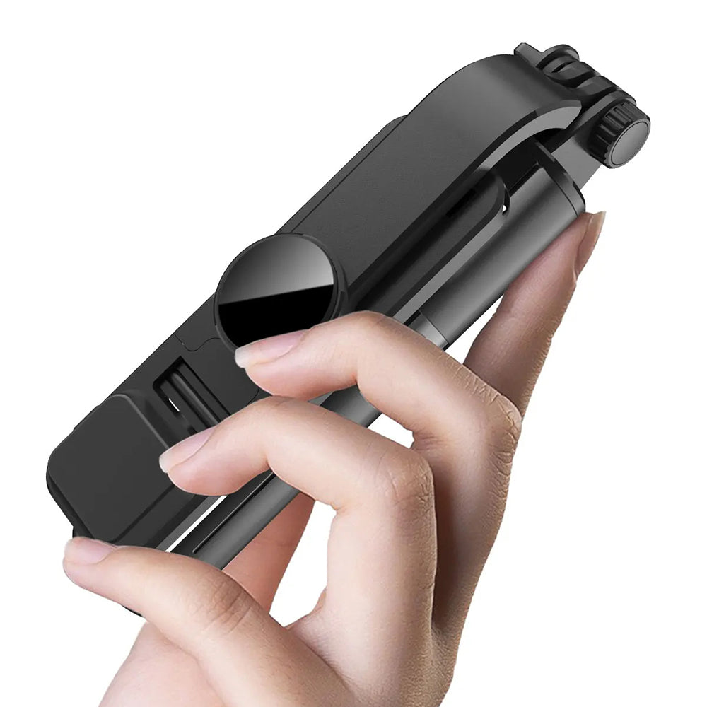 Selfie Stick Bluetooth Techsuit L10s, Universal, Negru