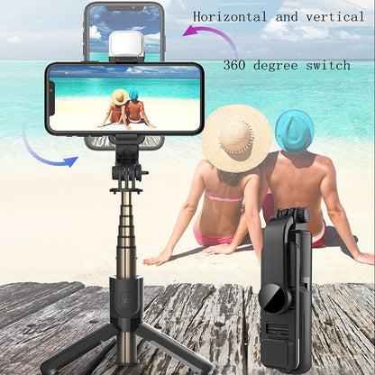 Selfie Stick Bluetooth Techsuit L11s, Universal, Negru