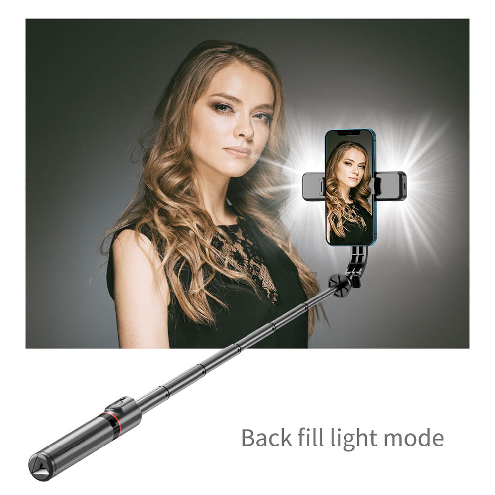 Selfie Stick Bluetooth Techsuit L12D, Universal, Negru
