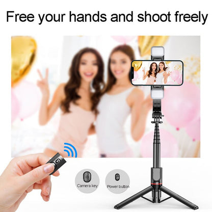 Selfie Stick Bluetooth Techsuit L12D, Universal, Negru