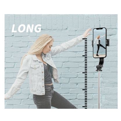 Selfie Stick Bluetooth Techsuit L13, Universal, Negru