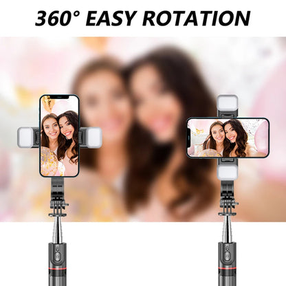 Selfie Stick Bluetooth Techsuit L13d, Universal, Negru