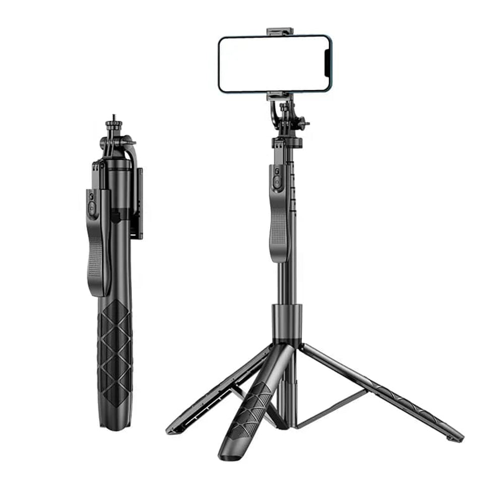 Selfie Stick Bluetooth Techsuit L16, Universal, Negru