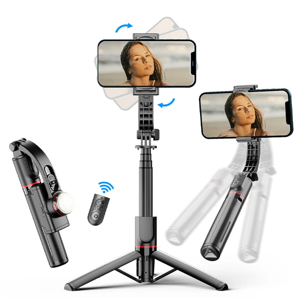 Selfie Stick Bluetooth Techsuit L19s, Universal, Negru