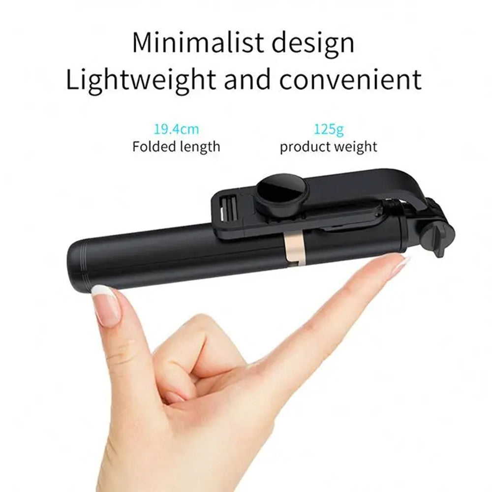 Selfie Stick Bluetooth Techsuit Q03, Universal, Negru