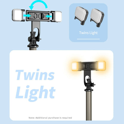 Selfie Stick Bluetooth Techsuit Q06, Universal, Negru