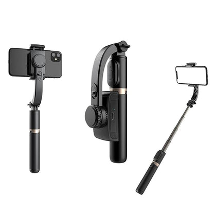 Selfie Stick Bluetooth Techsuit Q08, Universal, Negru