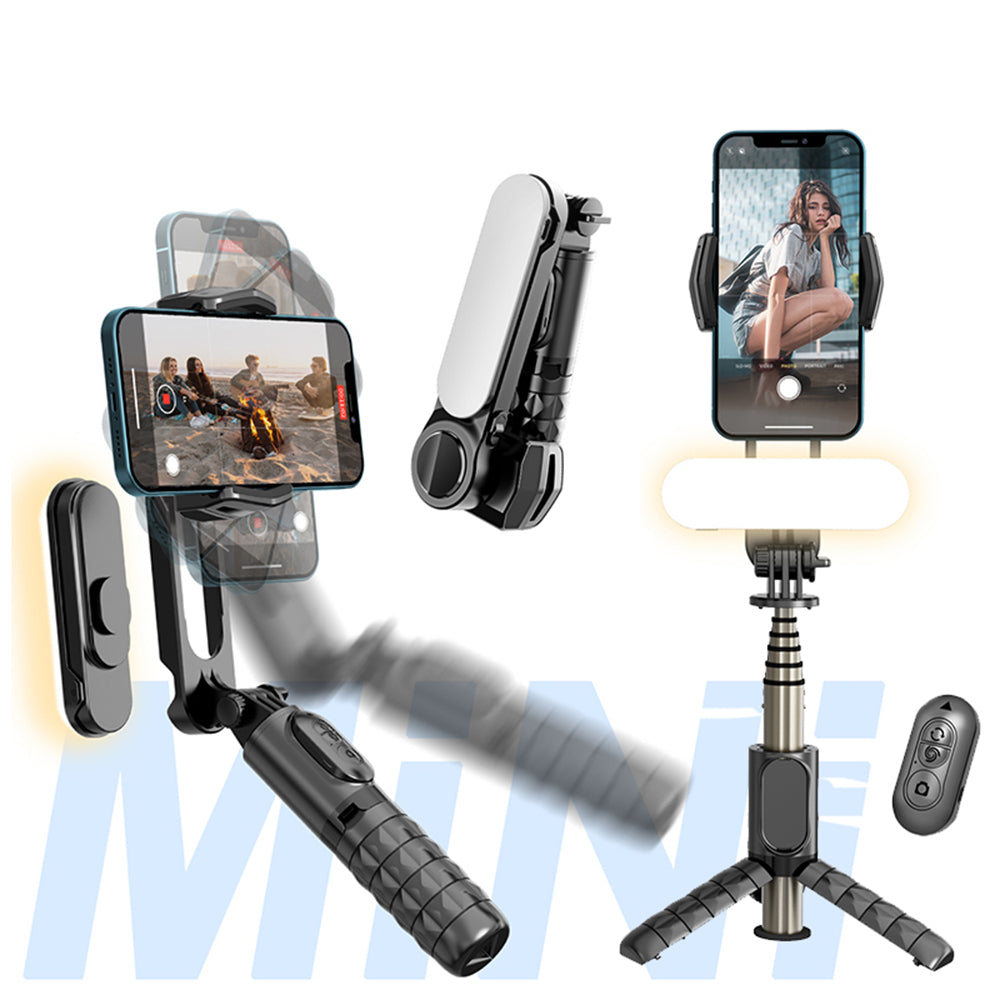 Selfie Stick Bluetooth Techsuit Q09, Universal, Negru