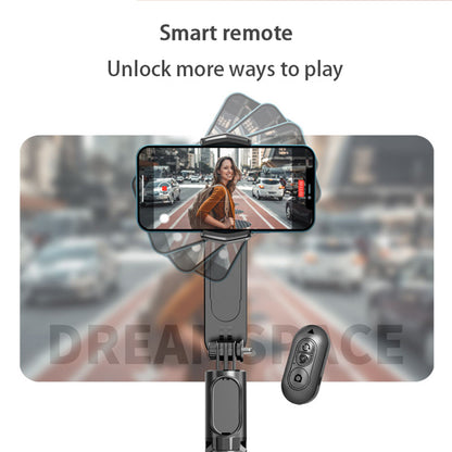 Selfie Stick Bluetooth Techsuit Q09, Universal, Negru