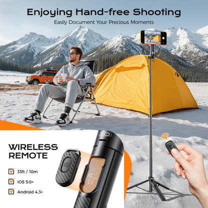 Selfie Stick Bluetooth XO Design SS30, Universal, Negru