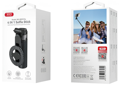Selfie Stick Bluetooth XO Design SS25 Pro, Universal, Negru