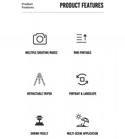 Selfie Stick Bluetooth XO Design SS08, Universal, Negru