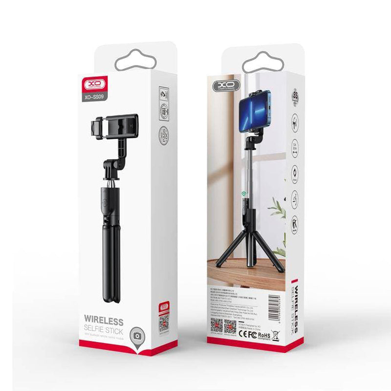 Selfie Stick Bluetooth XO Design SS09, Universal, Negru