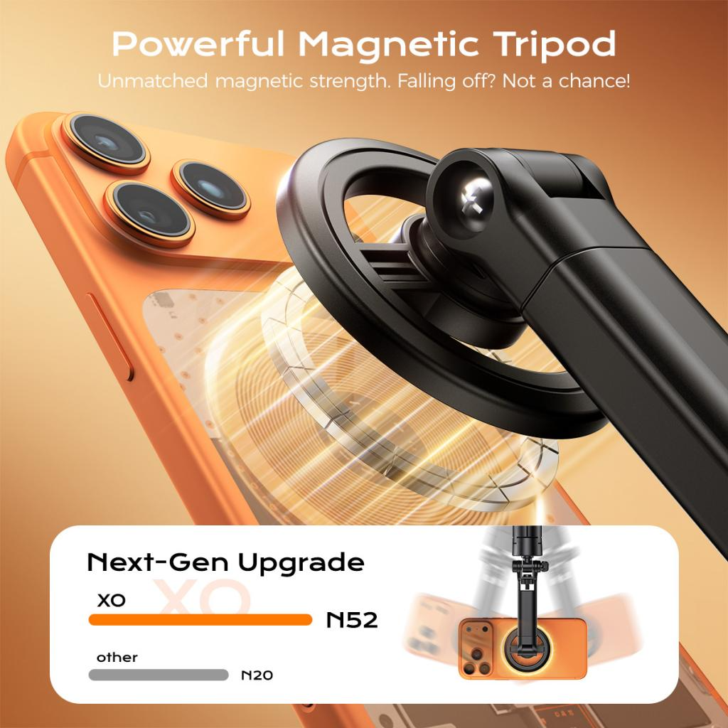Selfie Stick Bluetooth XO Design SS30, Universal, Negru