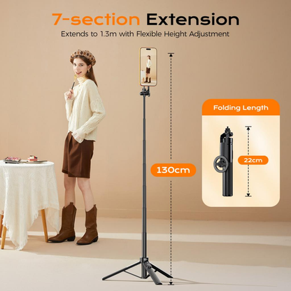 Selfie Stick Bluetooth XO Design SS30, Universal, Negru