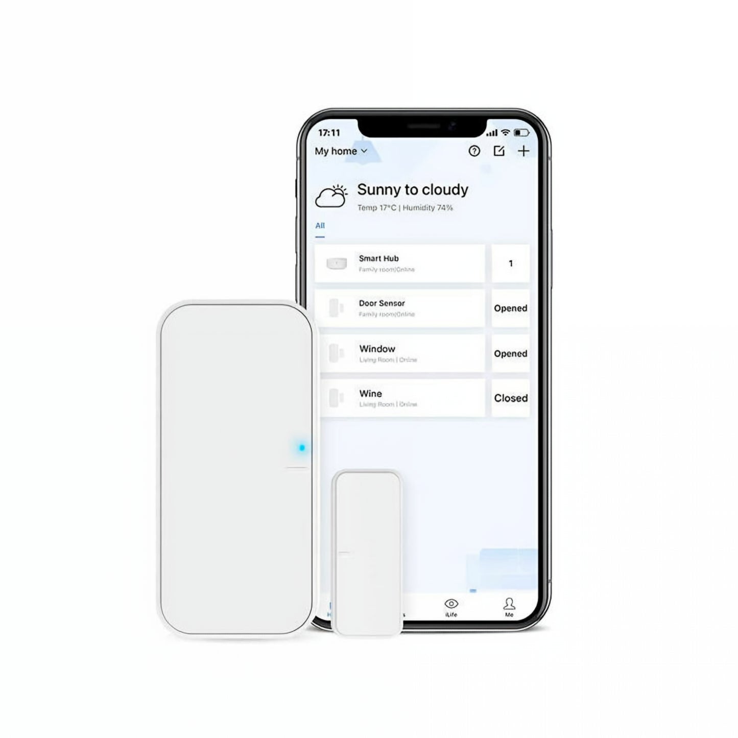 Senzor Usa / Fereastra Broadlink DS4 Cu Hub S3, Wi-Fi