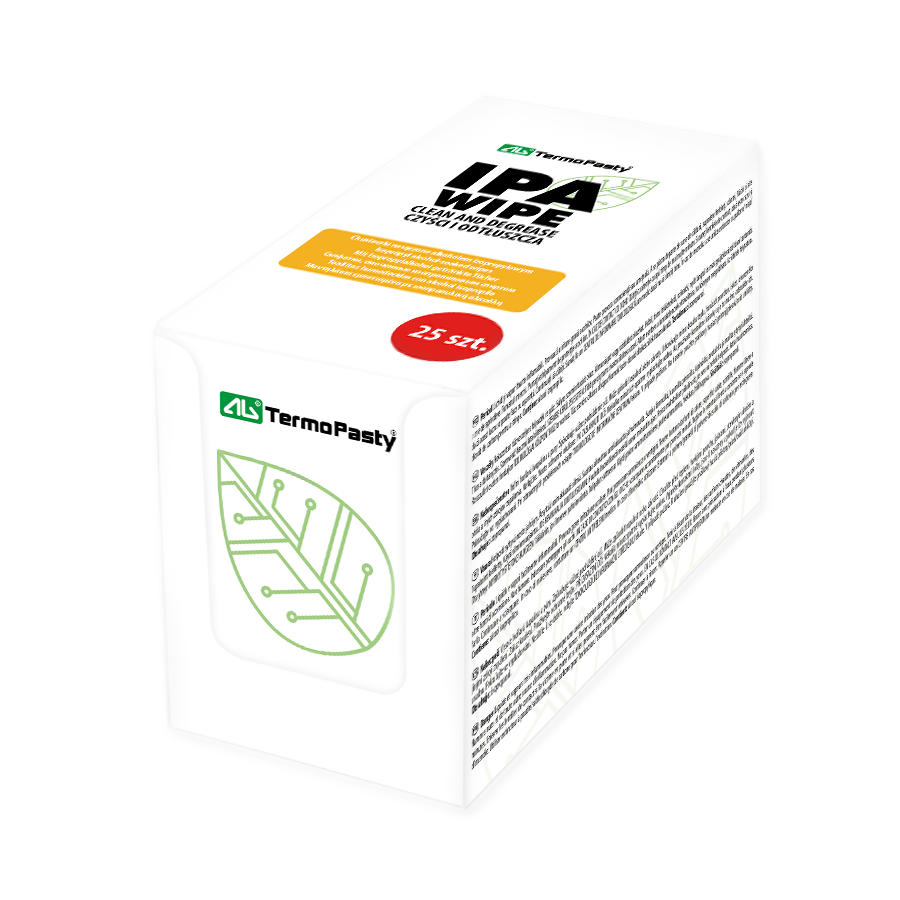 Servetele Curatare Umede Termopasty, Cu Alcool Izopropilic, Set 25 bucati ART.AGT-181