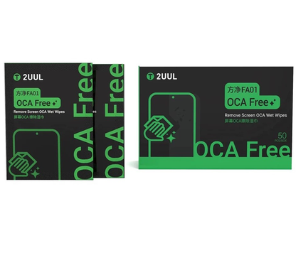Servetele Curatare Umede 2UUL FA01 pntru indepartare Adeziv OCA / LOCA, Set 50 bucati