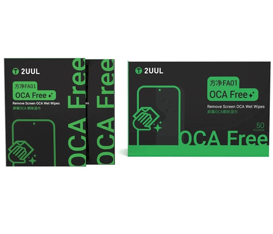 Servetele Curatare Umede 2UUL FA01 pntru indepartare Adeziv OCA / LOCA, Set 50 bucati