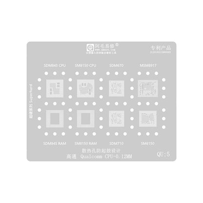 Sita BGA Amaoe pentru CPU Qualcomm QU1-8 Series