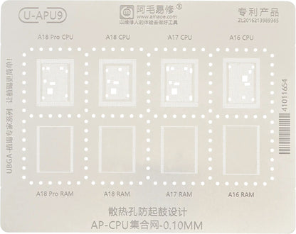 Sita BGA Amaoe U-APU9 pentru Apple iPhone 15 Pro Max