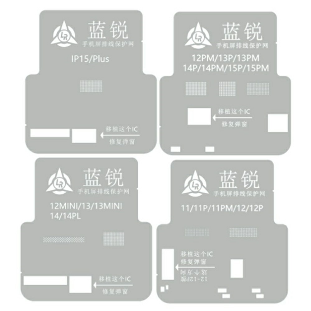 Sita BGA Lanrui pentru Apple iPhone 11 - 15 Series