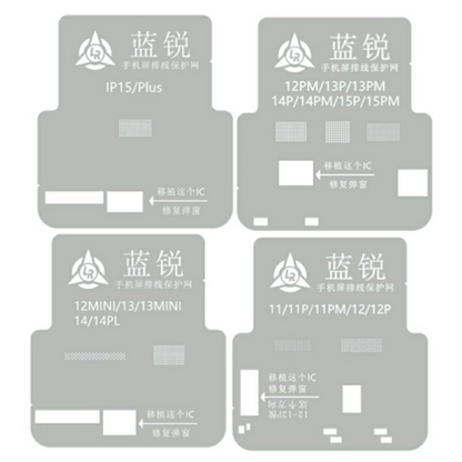 Sita BGA Lanrui pentru Apple iPhone 11 - 15 Series