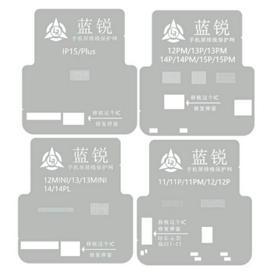 Sita BGA Lanrui pentru Apple iPhone 11 - 15 Series